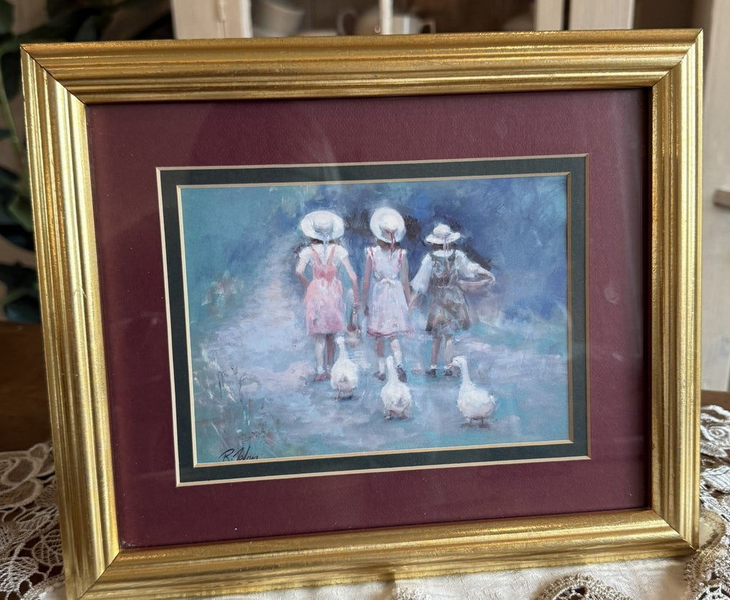 Three Plus Three by Richard Judson Zolan – Framed Impressionist Art Print