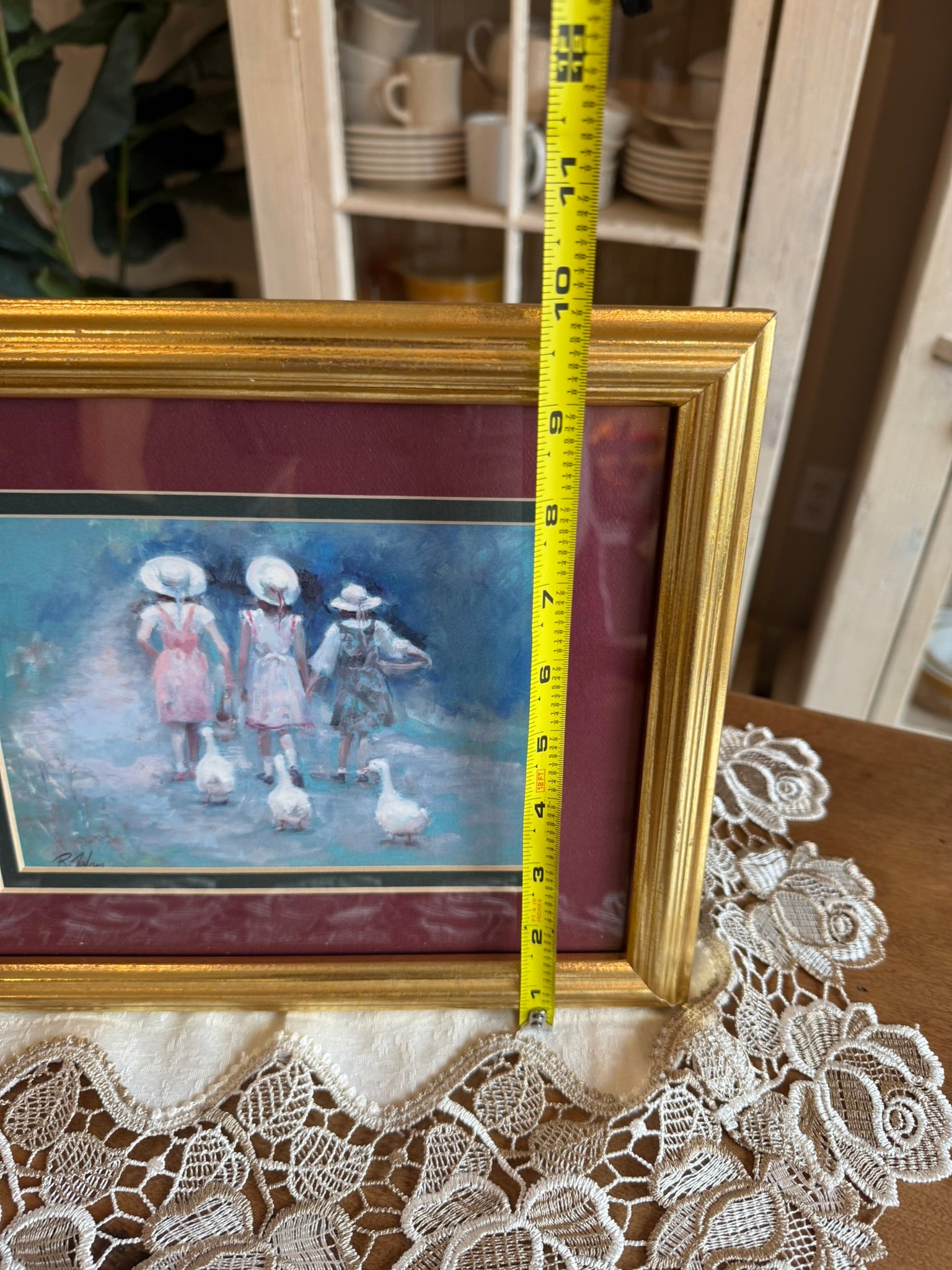"Three Plus Three" by Richard Judson Zolan – Framed Impressionist Art Print