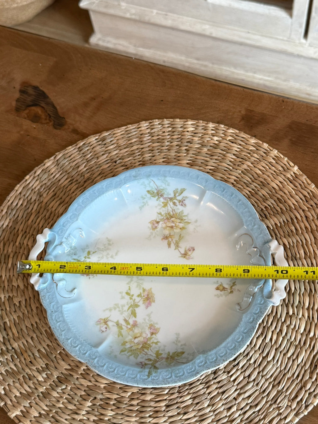 Antique J&C Carmen Bavaria Handled Serving Platter - 10"