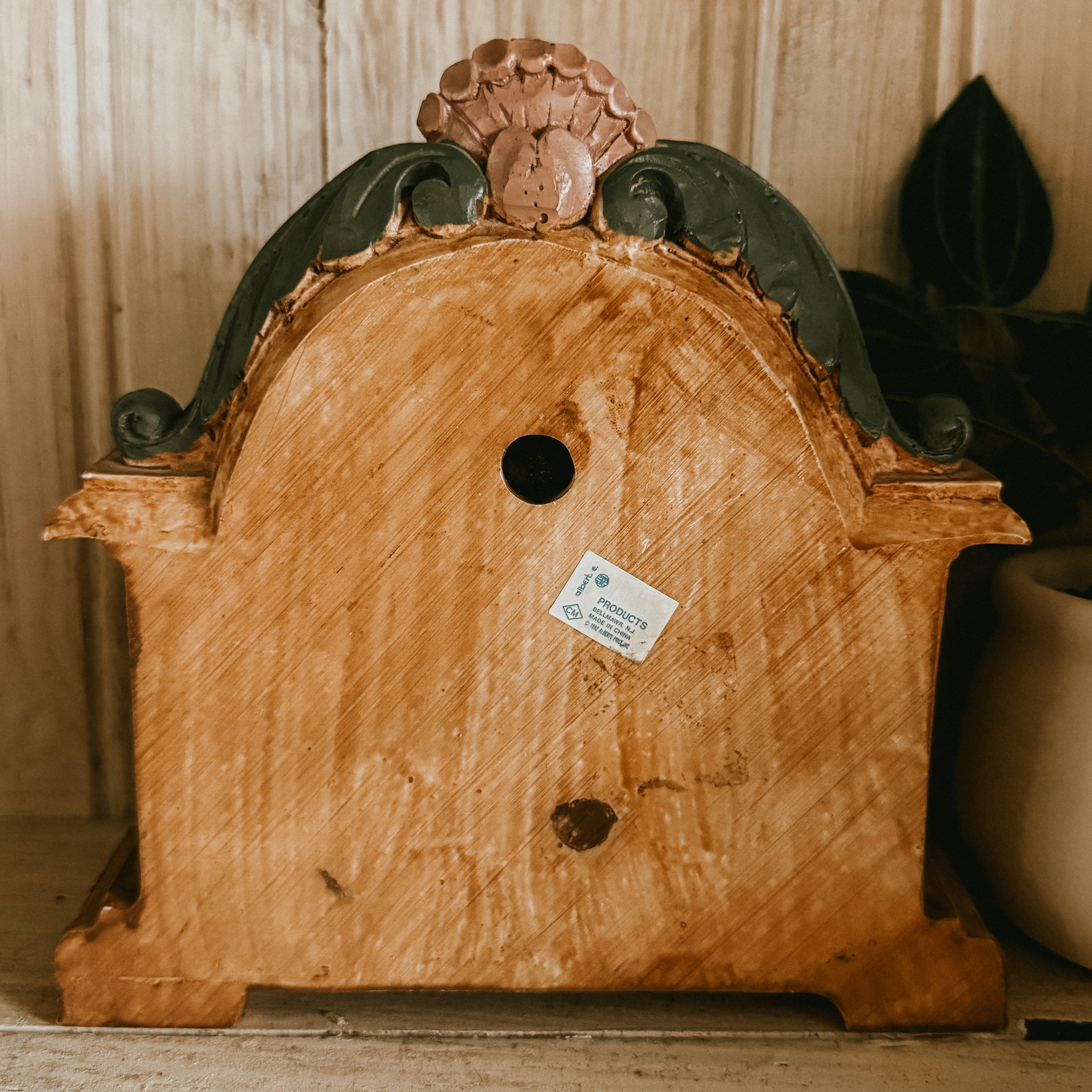 Albert E Price Vintage Ornate Floral Resin Mantel or Desk Clock – Romantic Cottagecore