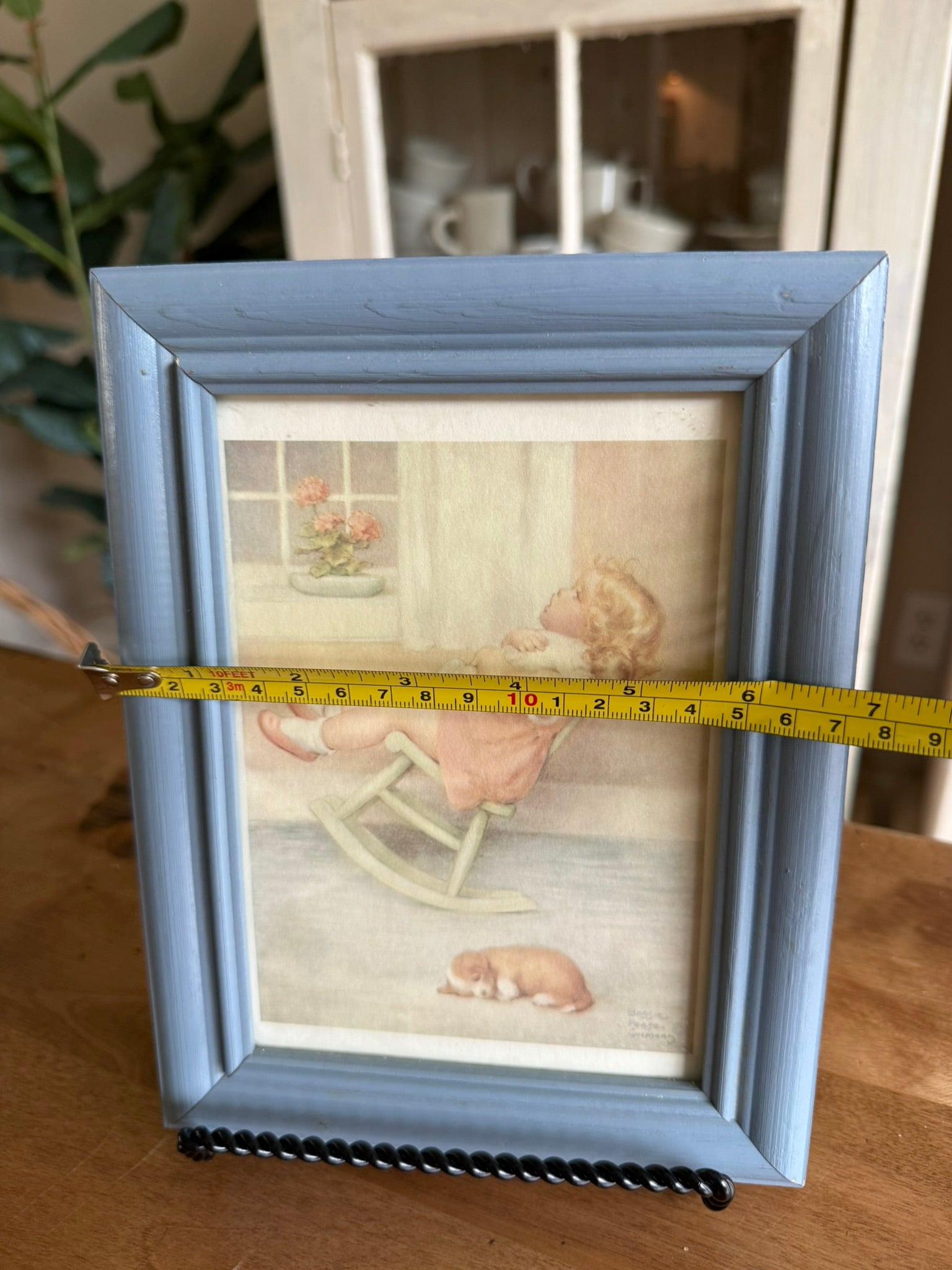 Bessie Pease Gutmann "The Lullaby" Vintage Framed Art Print - Nursery Decor - 1920s Illustration Style