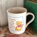 1984 Hallmark "Everybody Needs a Little Tender Loving Bear" Vintage Ceramic Mug