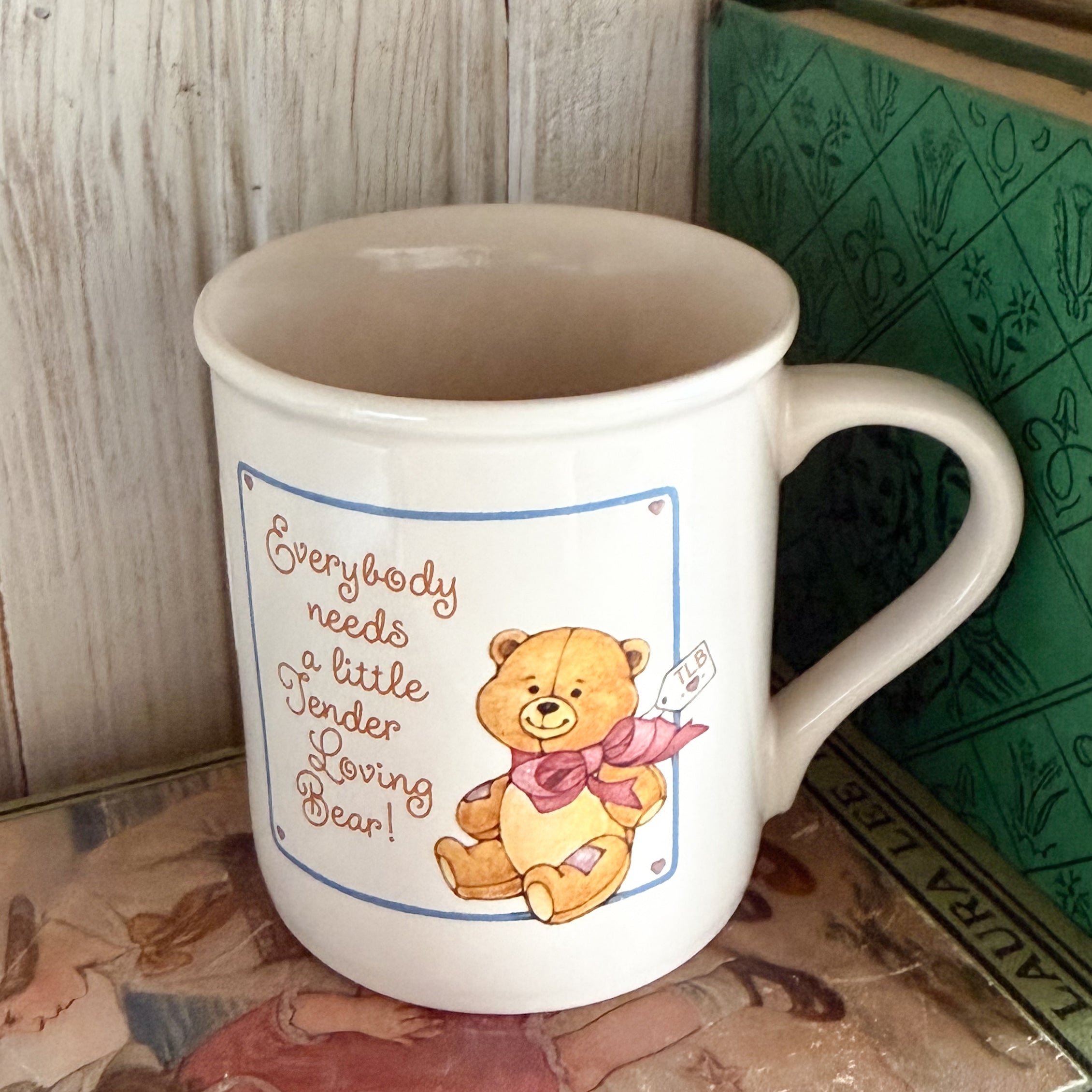 1984 Hallmark "Everybody Needs a Little Tender Loving Bear" Vintage Ceramic Mug