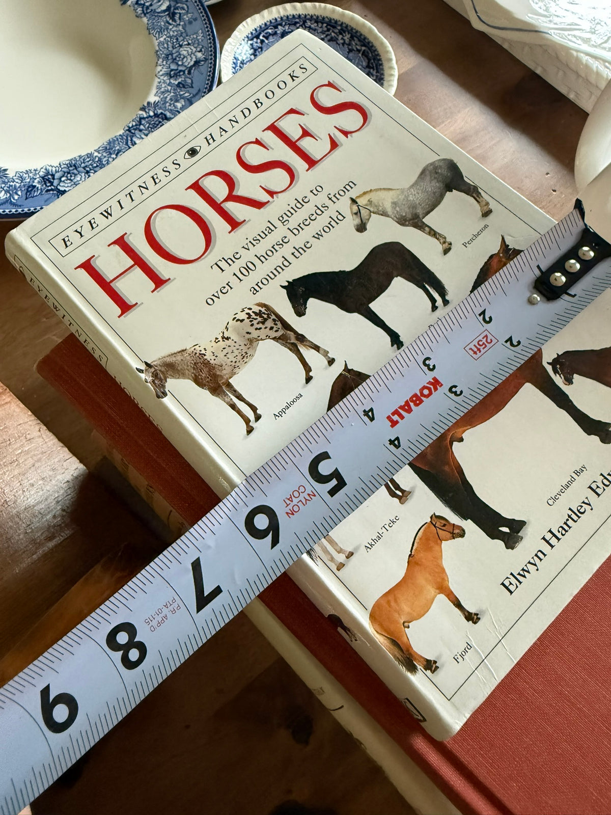 1993 DK Eyewitness Handbooks: Horses Hardcover – Visual Breed Encyclopedia Guide by Elwyn Hartley Edwards